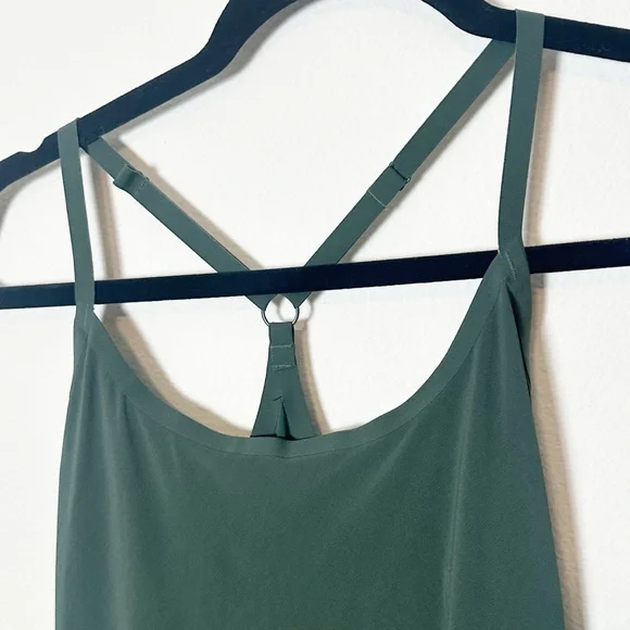 Outdoor Voices The Exercise Dress in Evergreen Olive Green Medium - Picture 3 of 7